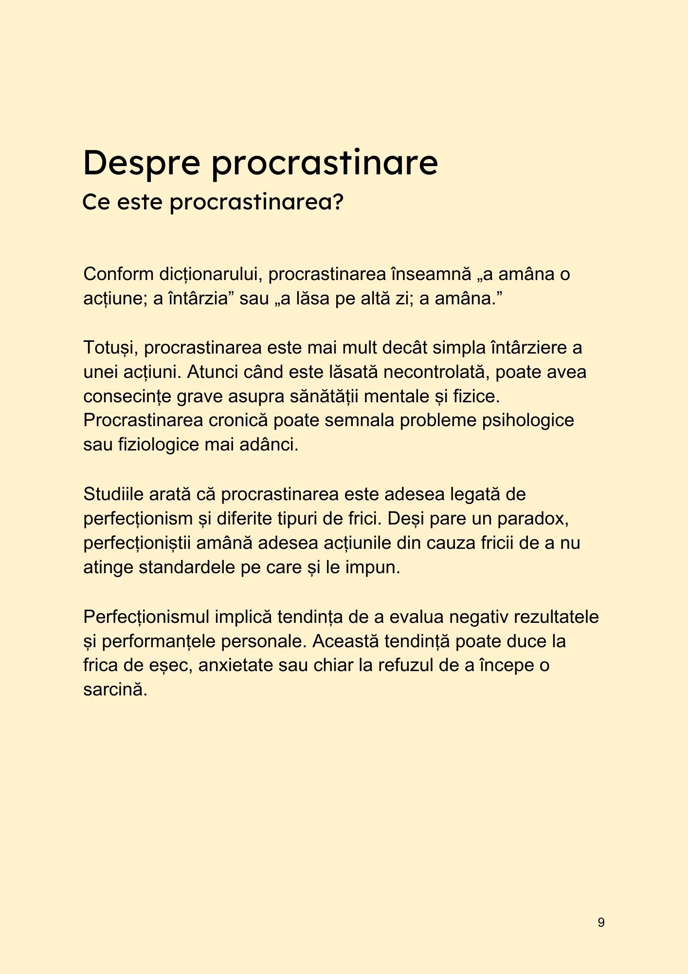 Spune stop procrastinare și trăiește-ți viața! - imagine 9